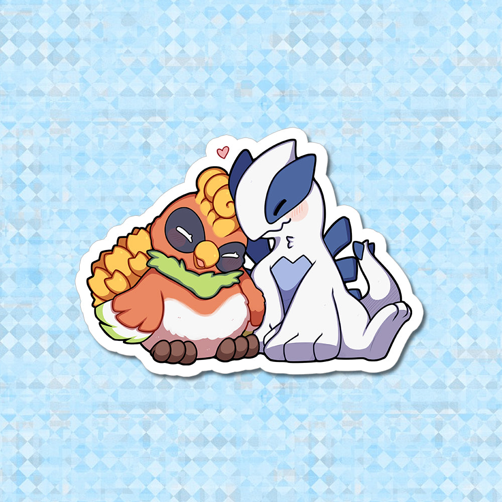 Ho-Oh & Lugia Vinyl Sticker