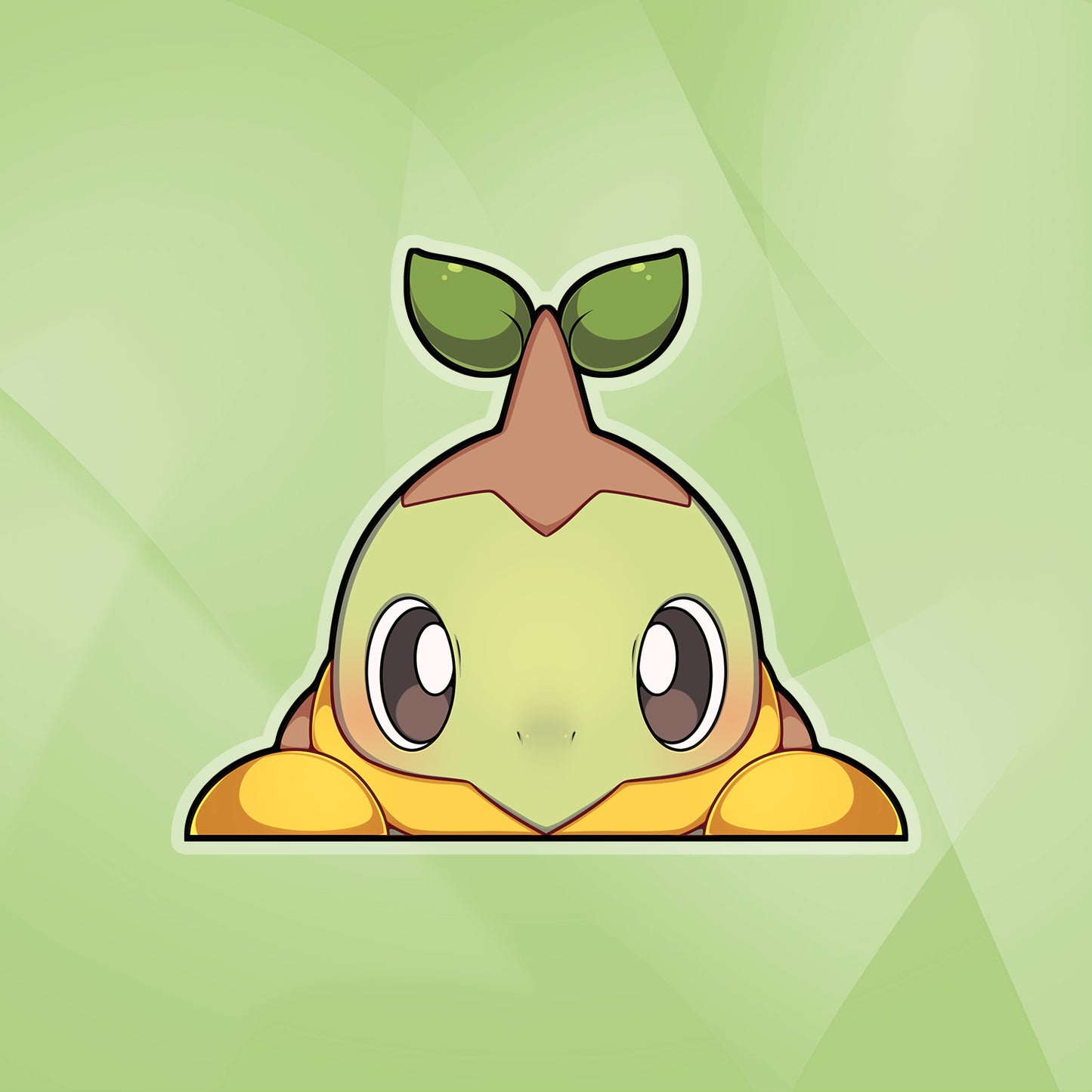 Turtwig Peeker Sticker