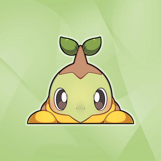 Turtwig Peeker Sticker