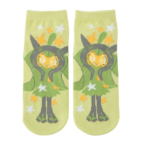 Ogerpon (Green with Stars) Ankle Socks