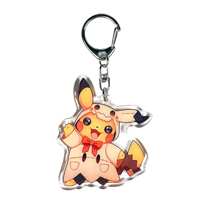 Pikachu in Mimikyu Costume Keychain