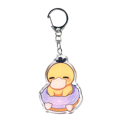 Psyduck with Floatie Keychain