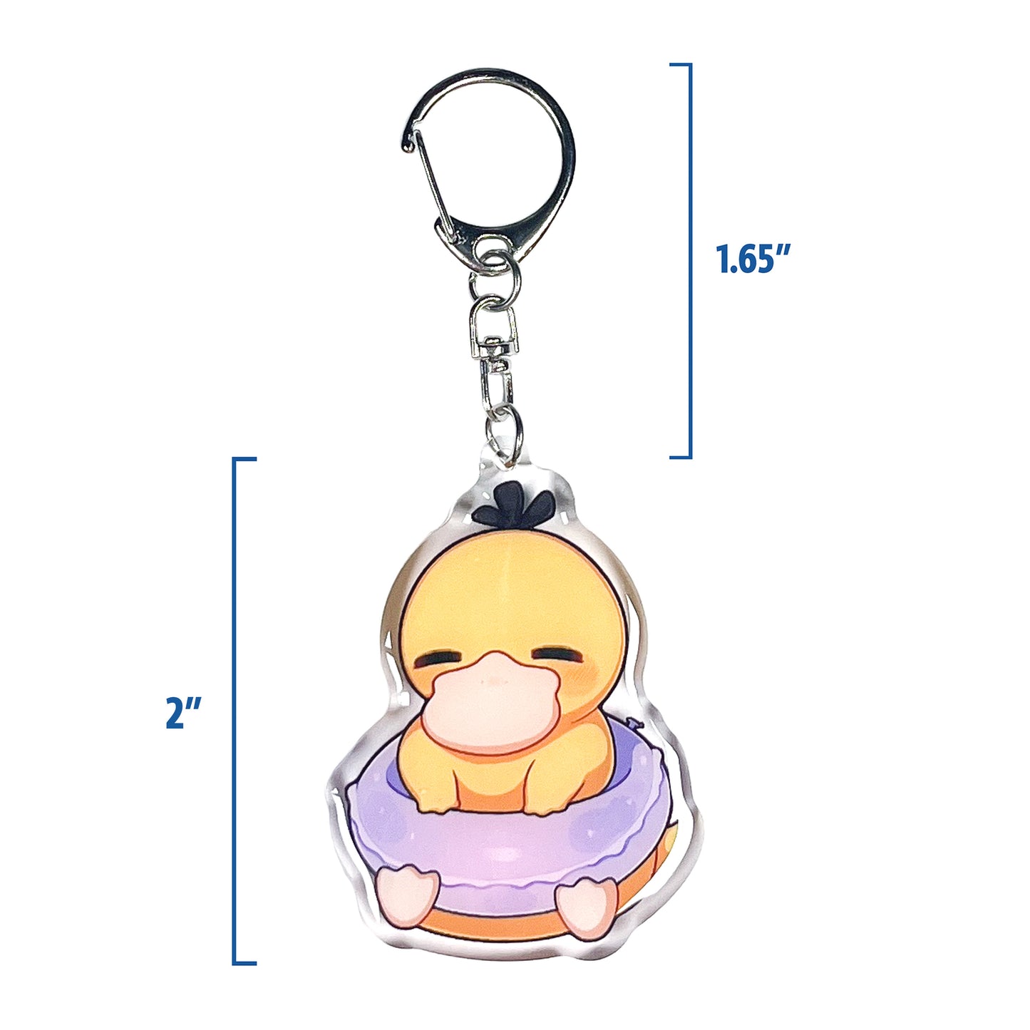 Psyduck with Floatie Keychain