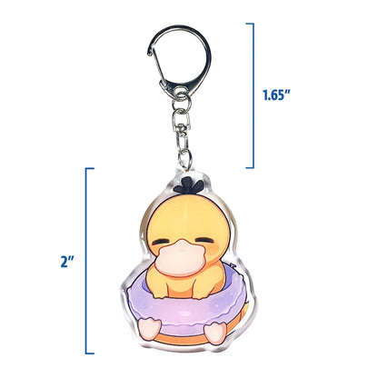 Psyduck with Floatie Keychain