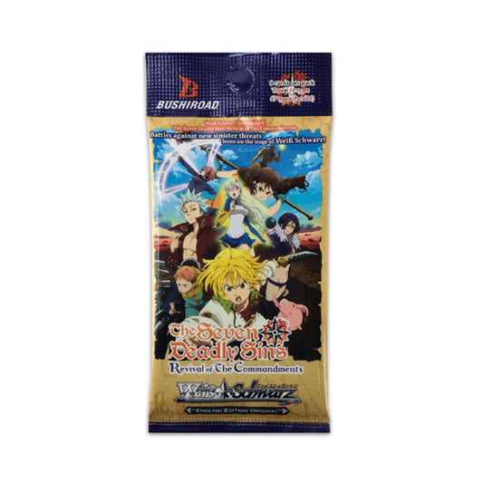 Weiss Seven Deadly Sins Revival of The Commandments Booster Pack