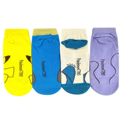 Lucario, Snorlax, Ditto & Pikachu Ankle Sock Set (4pc)