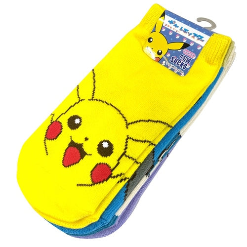 Lucario, Snorlax, Ditto & Pikachu Ankle Sock Set (4pc)