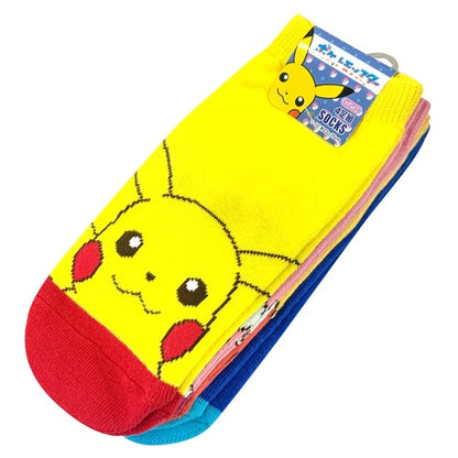 Paldea Starters & Pikachu Ankle Sock Set (4pc)