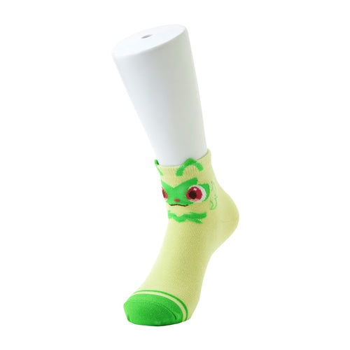 Sprigatito (with Ears) Mid Crew Socks