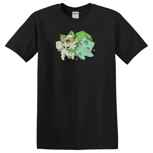 Sprigatito & Bulbasaur T-Shirt