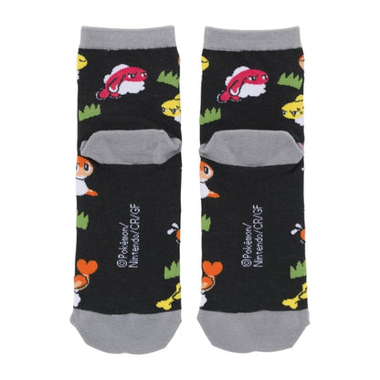 Tatsugiri Pattern (Black) Mid Crew Socks