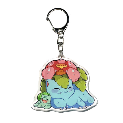 Venusaur & Bulbasaur Keychain