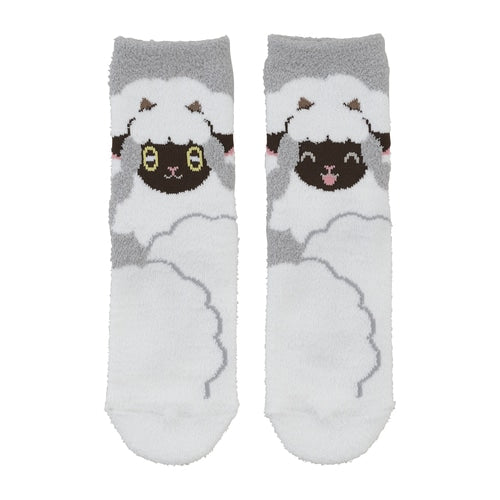 Wooloo Fuzzy Mid Crew Socks