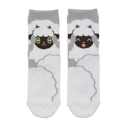 Wooloo Fuzzy Mid Crew Socks