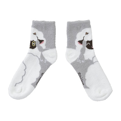 Wooloo Fuzzy Mid Crew Socks