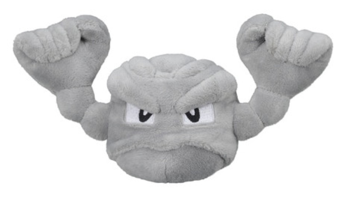 Geodude Sitting Cuties Plush