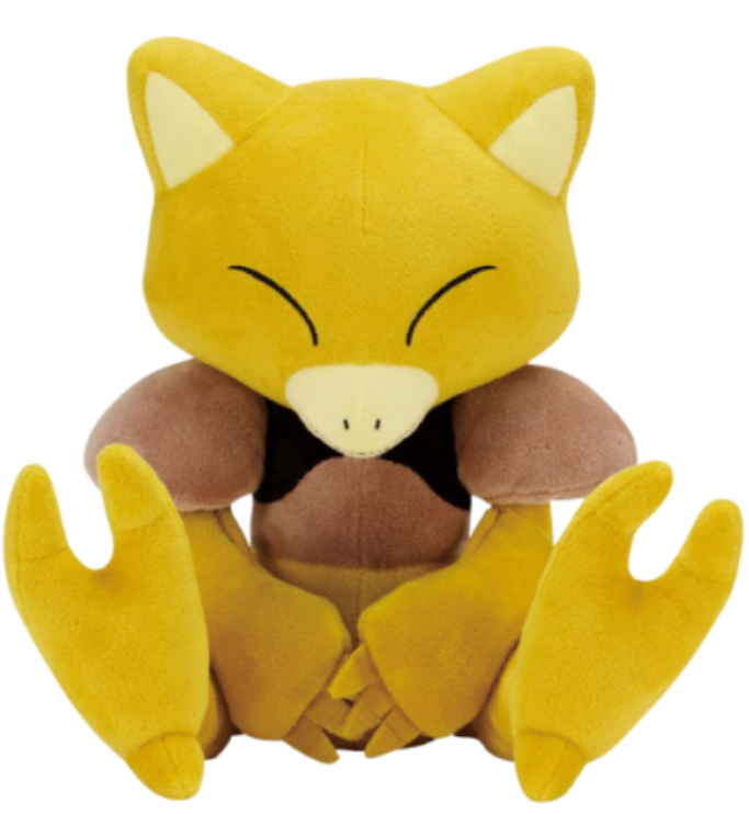 Abra Mofugutto Color Selection Yellow Plush