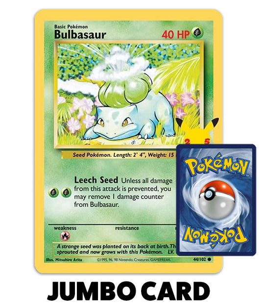 First Partner Pack Bulbasaur Jumbo Card