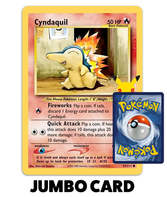 First Partner Pack Cyndaquil Jumbo Card