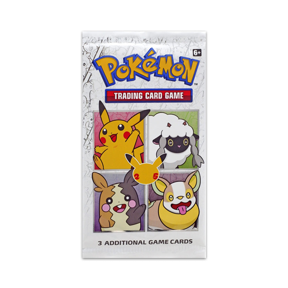 Sealed Pokemon Booster Pack English Pokemon 25th Anniversary Booster Pack General Mills Pikachu SWSH39 Sealed English Promo 2021 Pokemon Celebrations Booster Packs Sealed Pokemon Booster Pack English Pokemon 25th Anniversary Booster Pack General Mills Pikachu SWSH39 Sealed English Promo 2021 Pokemon Celebrations Booster Packs