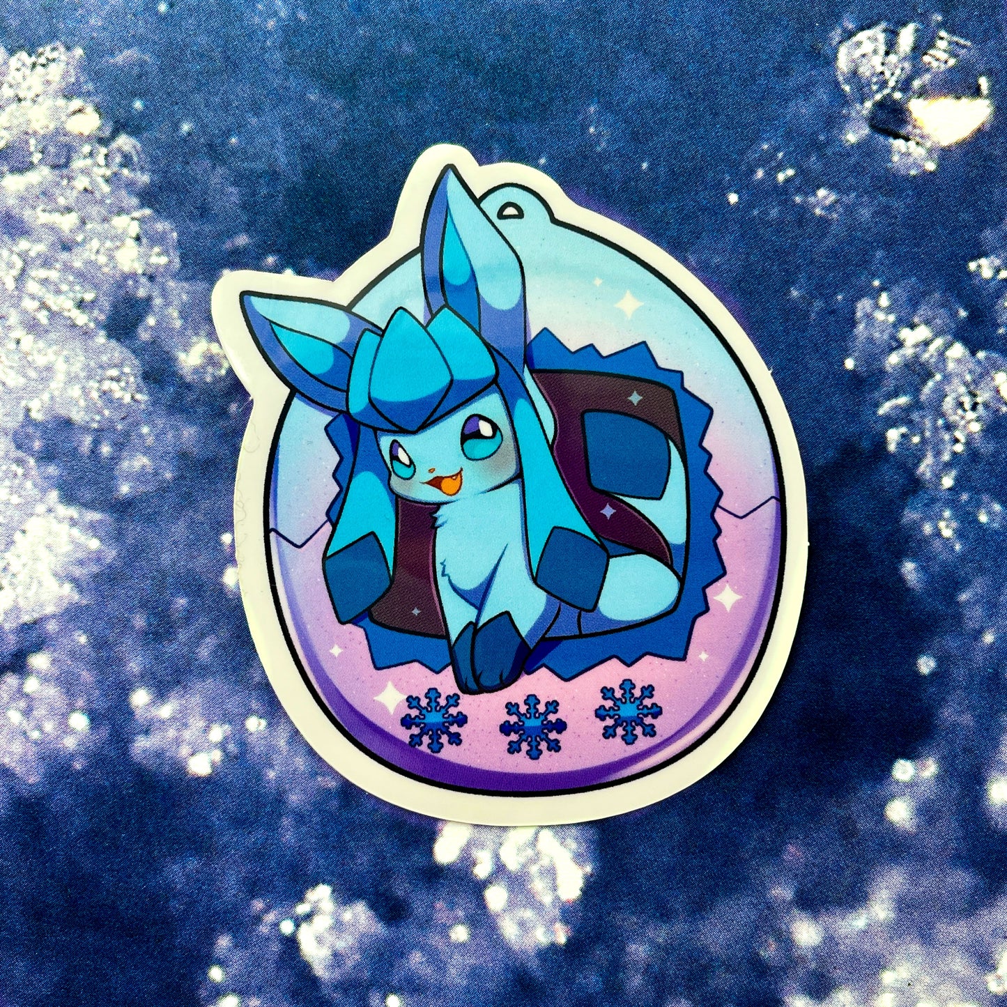 Glaceon Tamagotchi Vinyl Sticker