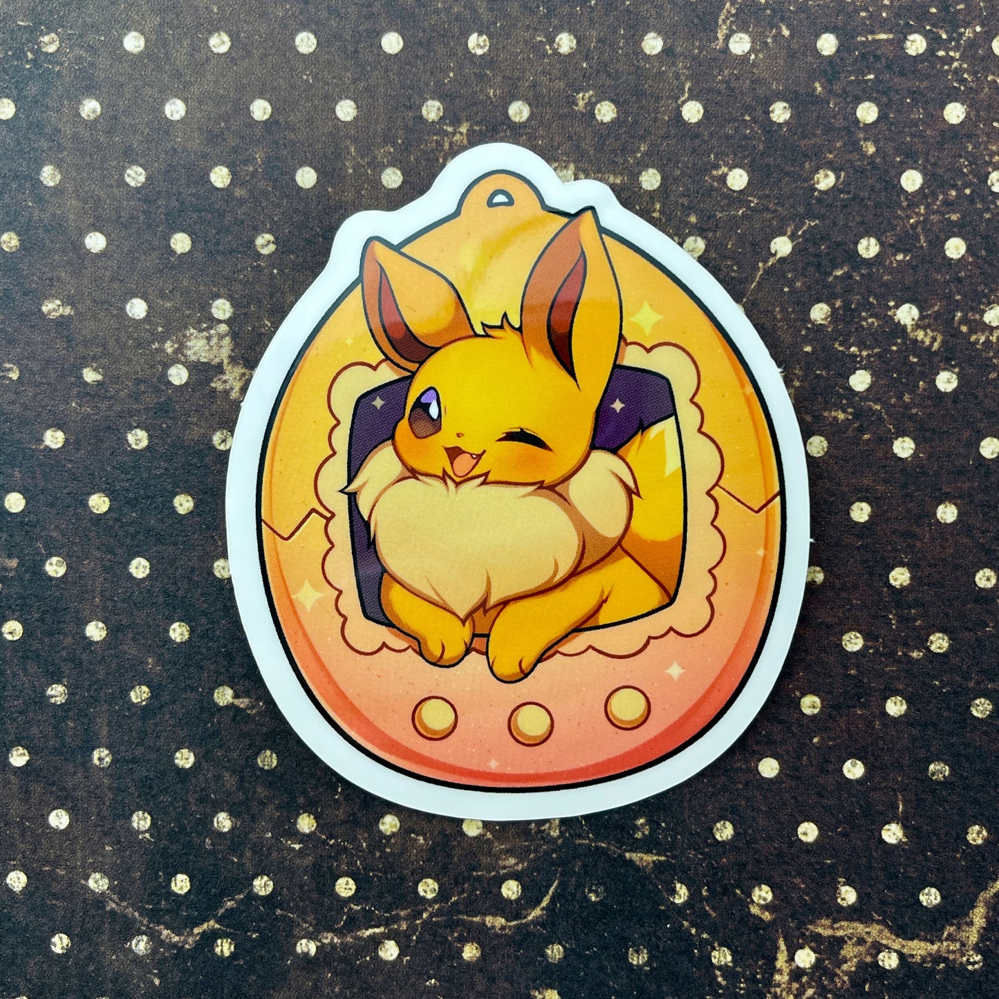 Eevee Tamagotchi Vinyl Sticker