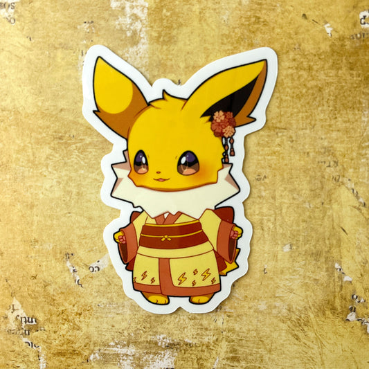 Jolteon Kimono Vinyl Sticker