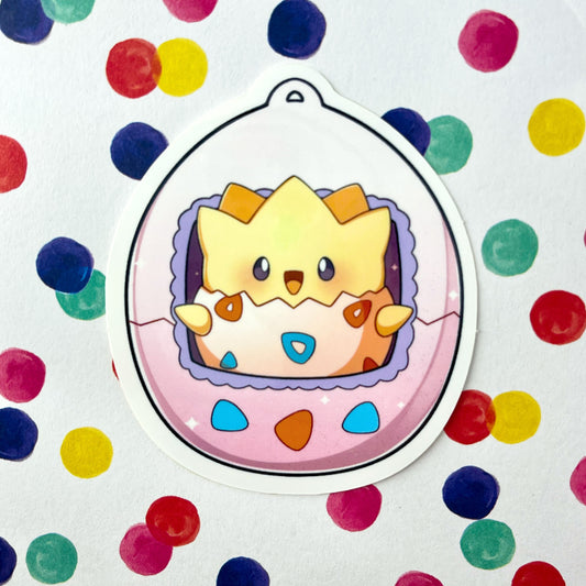 Togepi Tamagotchi Vinyl Sticker