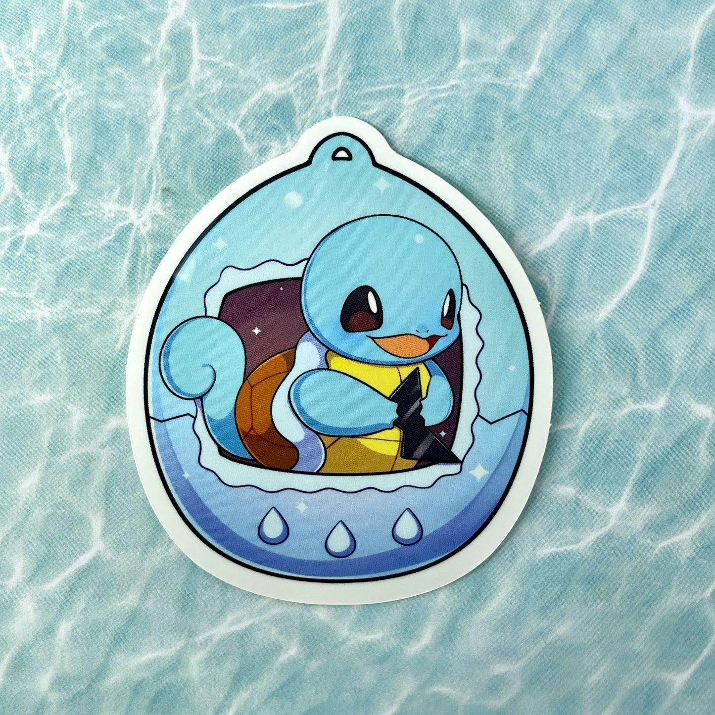 Squirtle Tamagotchi Vinyl Sticker