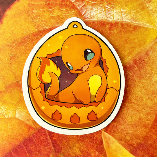 Charmander Tamagotchi Vinyl Sticker