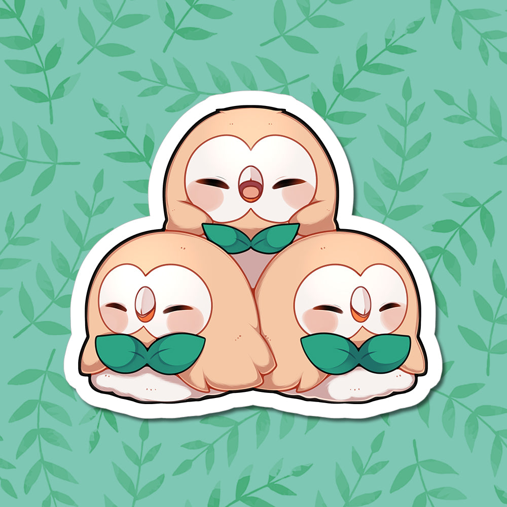 Rowlets Vinyl Sticker