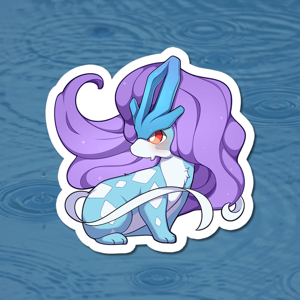 Suicune Vinyl Sticker